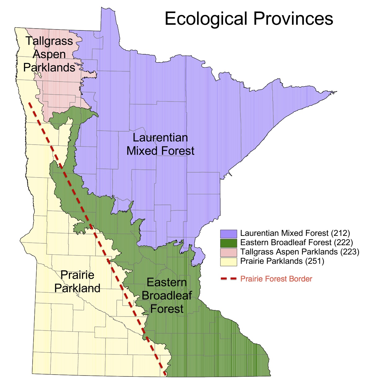 NY State Forests Map Regions